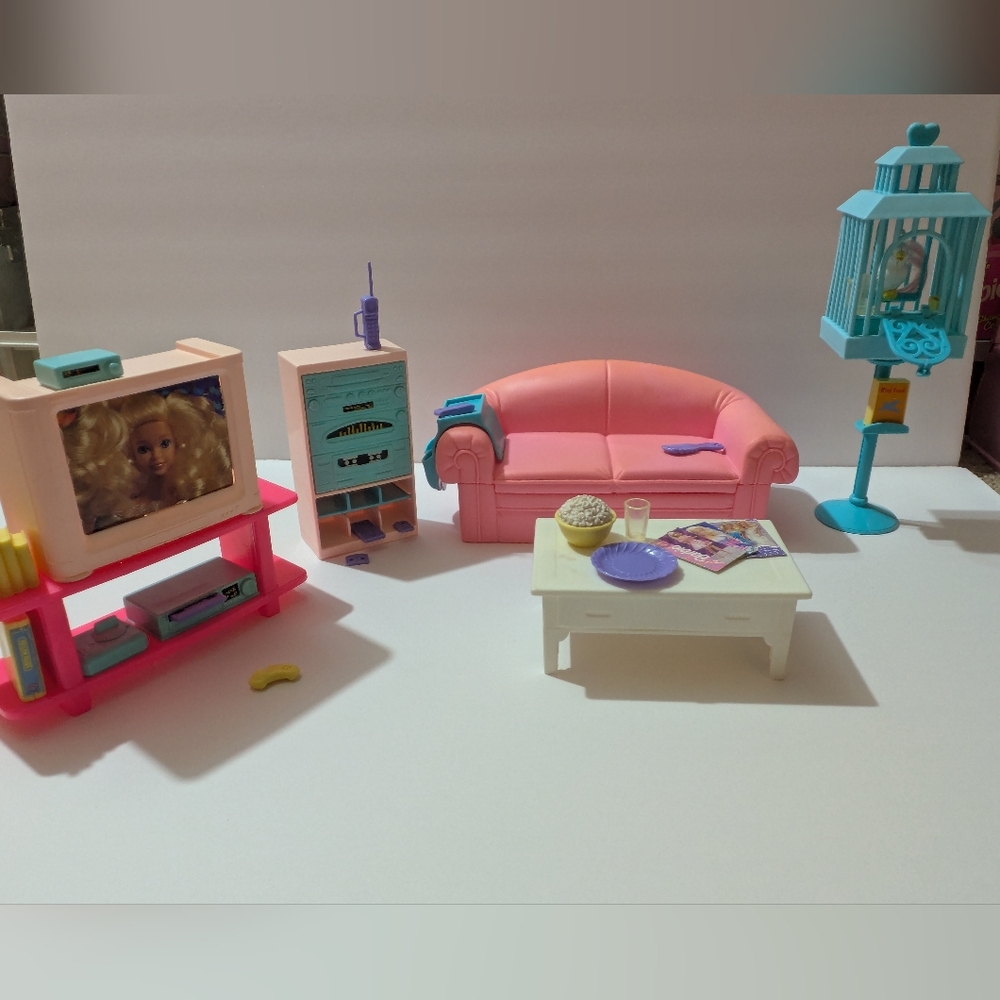 Barbie So Much To Do Living Room Playset 1995